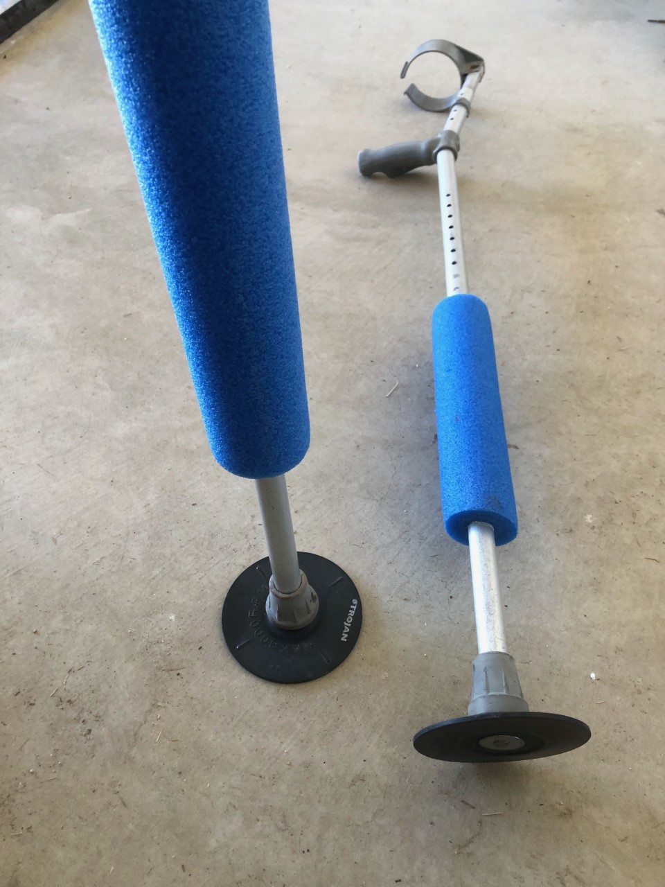 Home made beach assistive technology.
